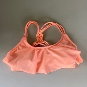 xhilaration orange bikini top (target)